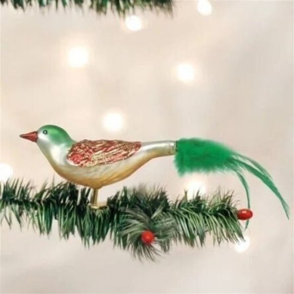 Christmas Bird Clip-On Retired Old World Christmas - Picture 1 of 3